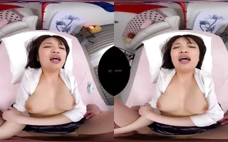 Nipponese lustful teen VR thrilling porn video